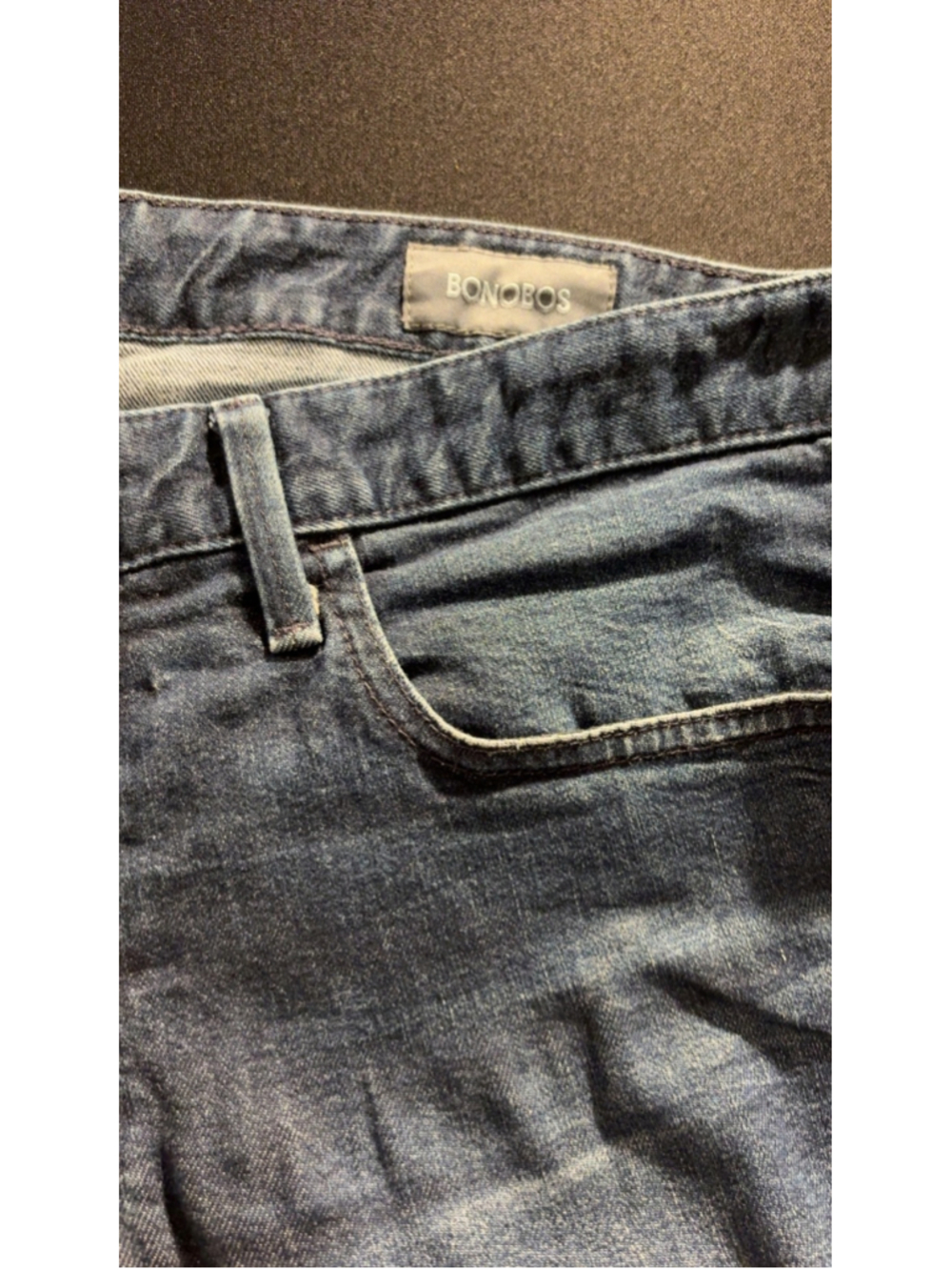 Bonobos Men's Dark Wash Slim Stretch Denim Jeans - 34x30